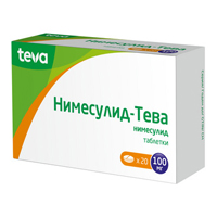 Нимесулид-Тева,тб100мгбл,20